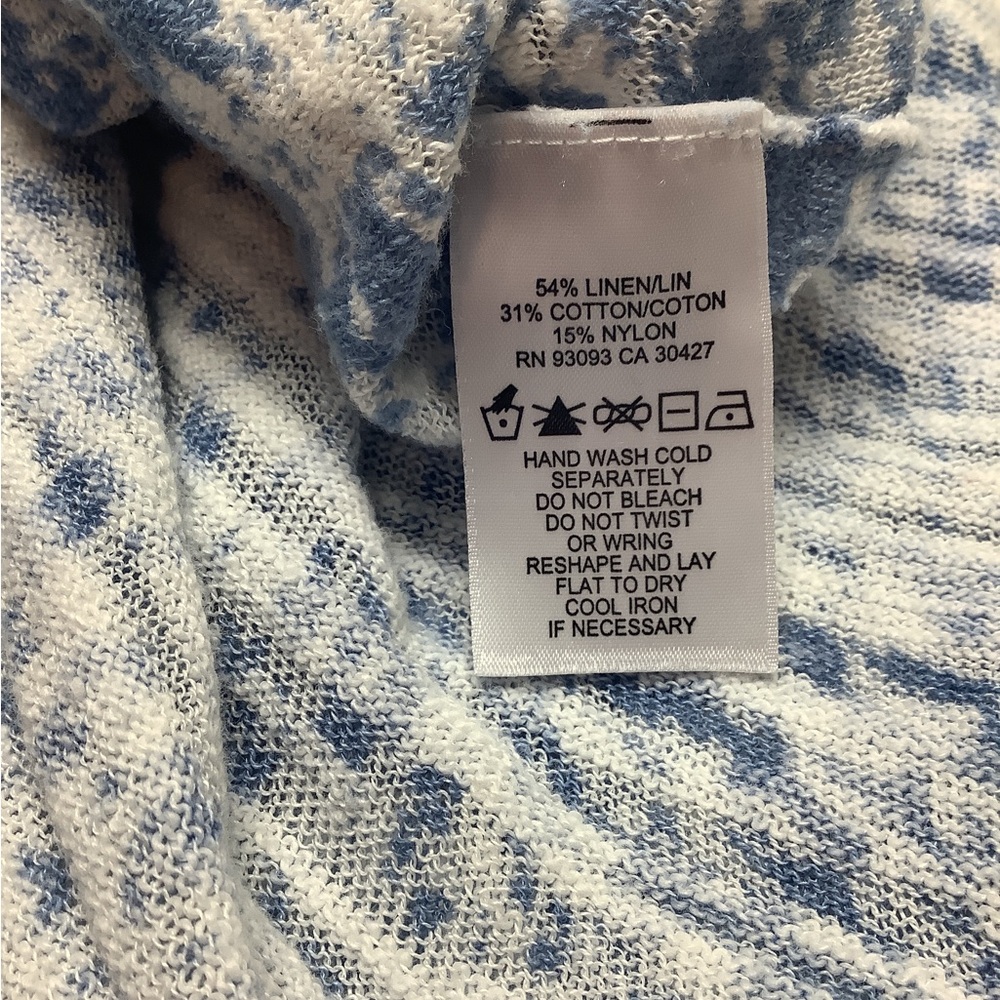 Nic+Zoe - Women’s Open Breeze Linen Blend Lightweight- Sweater, Size S - Picture 16 of 16